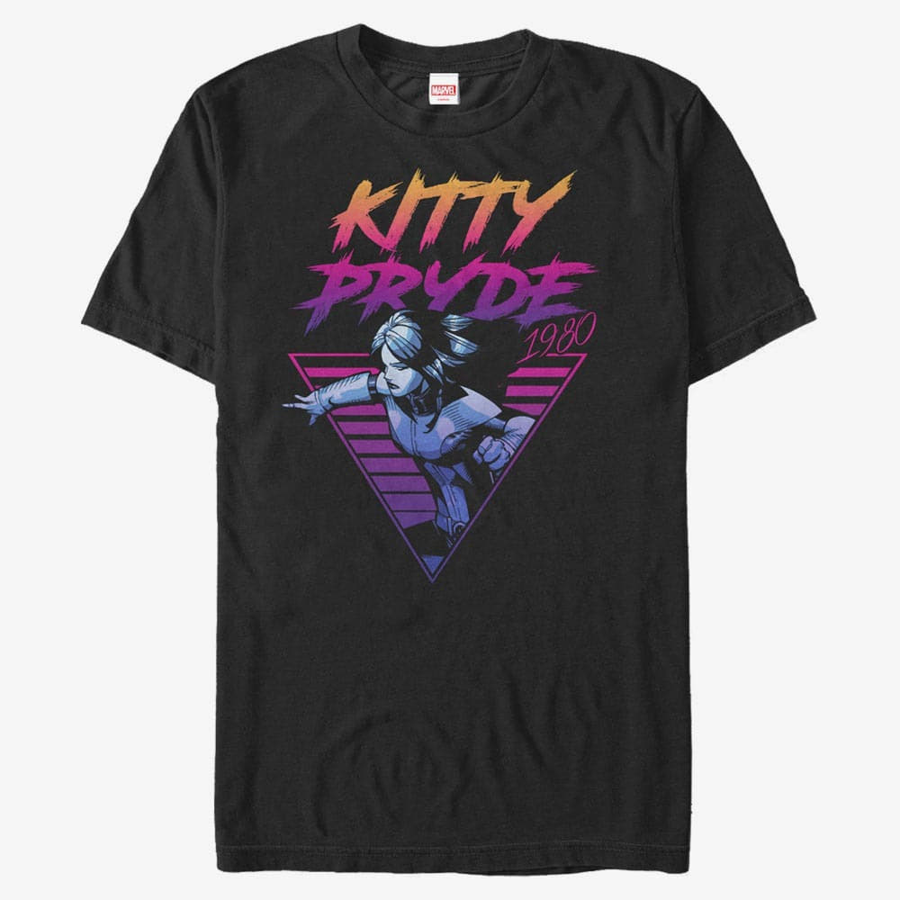 T-shirts Merch Marvel X-Men - Neon Kitty Pryde Unisex T-Shirt Black
