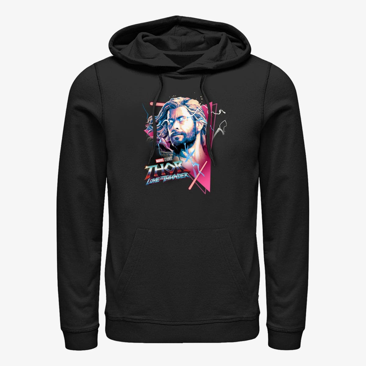 Φούτερ Merch Marvel Thor: Love and Thunder - Triangle God Unisex Hoodie Black