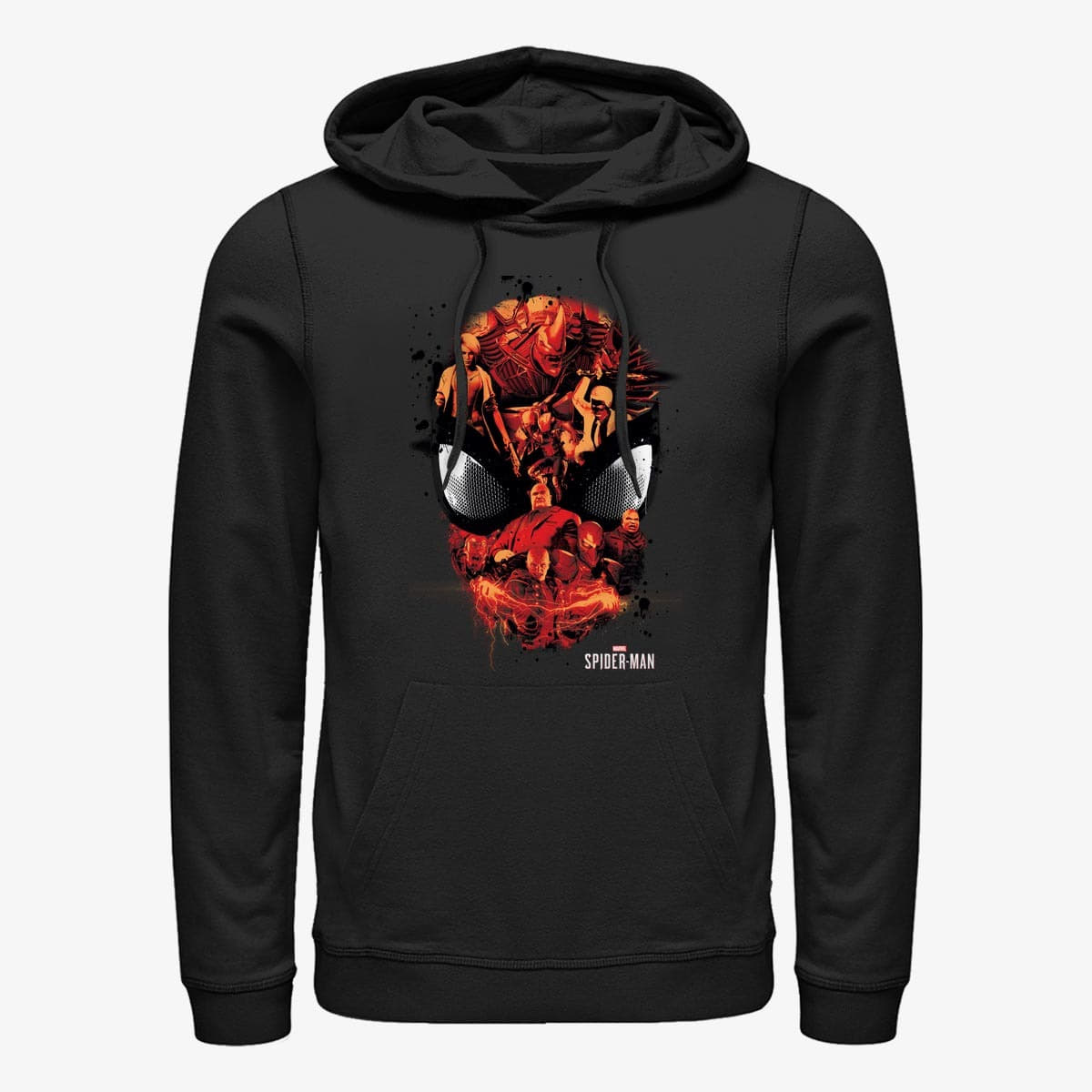 Sweatshirts Merch Marvel - Spider Villains Unisex Hoodie Black