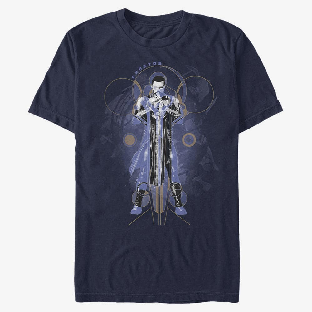 T-Shirts Merch Marvel The Eternals - Phastos Purple Unisex T-Shirt Navy Blue