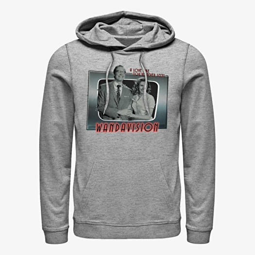 Majica Merch Marvel WandaVision - Romantic Couple Unisex Hoodie Heather Grey