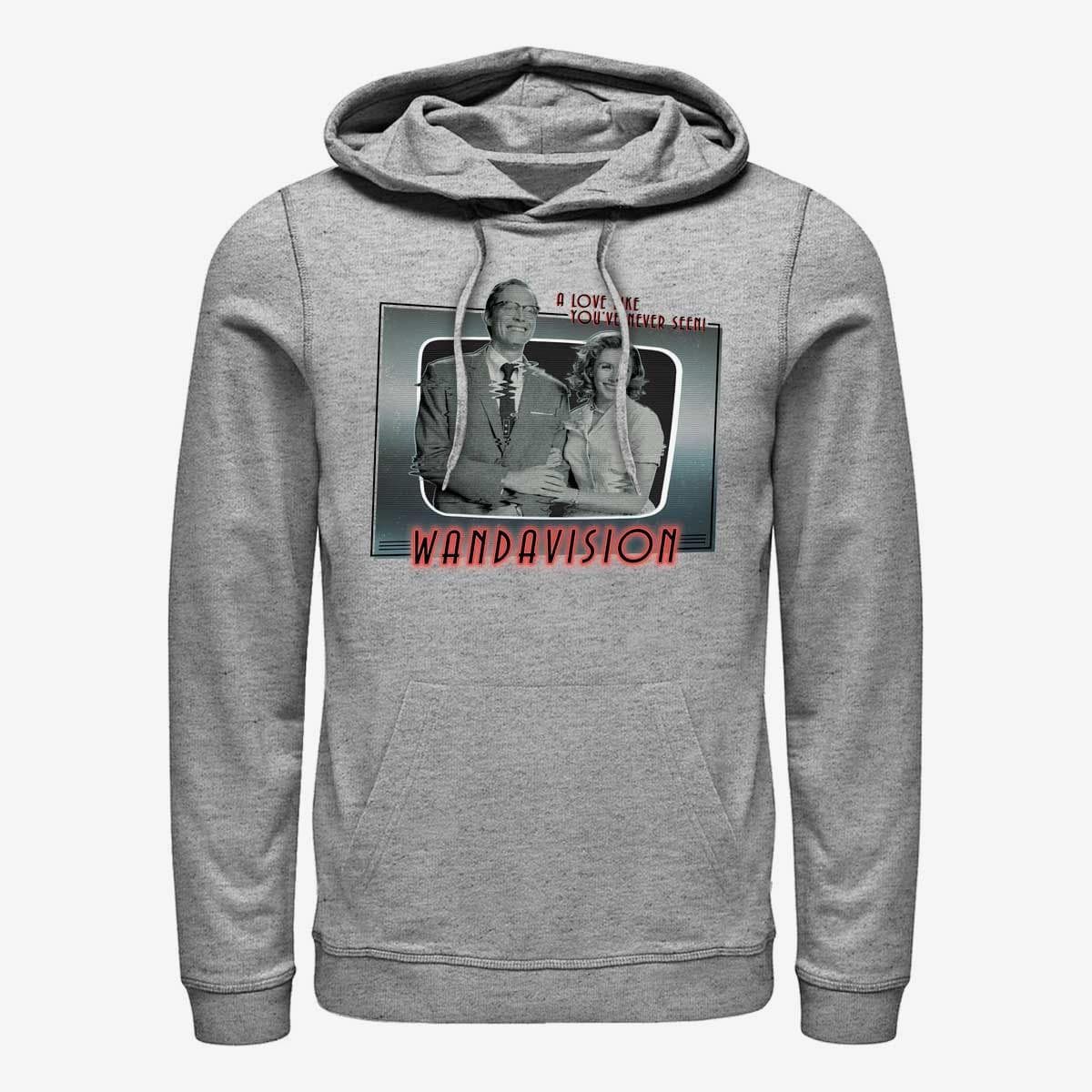 Felpe Merch Marvel WandaVision - Romantic Couple Unisex Hoodie Heather Grey