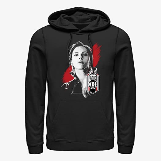 Mikina Merch Marvel Avengers: Endgame - Widow Tag Unisex Hoodie Black