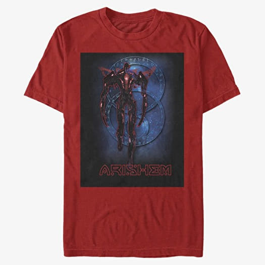 T-shirt Merch Marvel The Eternals - Arishem Blue Unisex T-Shirt Red