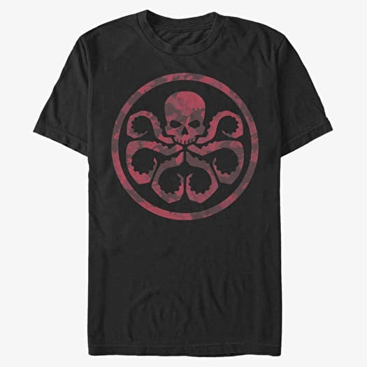 T-shirt Merch Marvel Avengers Classic - Hydra Camo Unisex T-Shirt Black