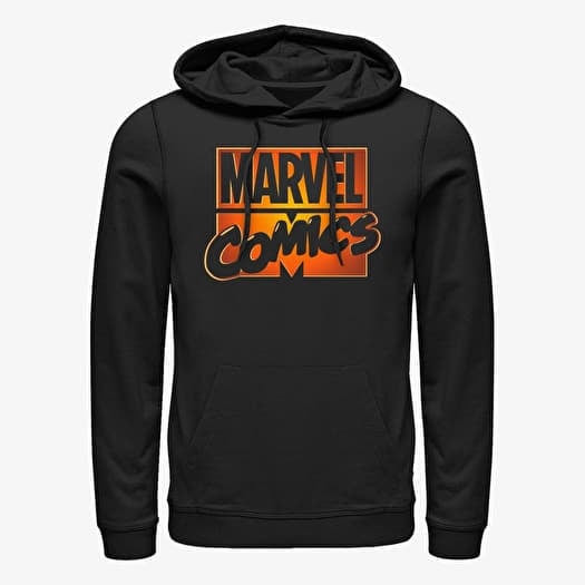 Felpa Merch Marvel - Marvel Glow Unisex Hoodie Black