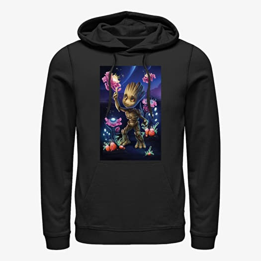Mikina Merch Marvel Guardians Of The Galaxy Classic - GROOT PLANTS Unisex Hoodie Black