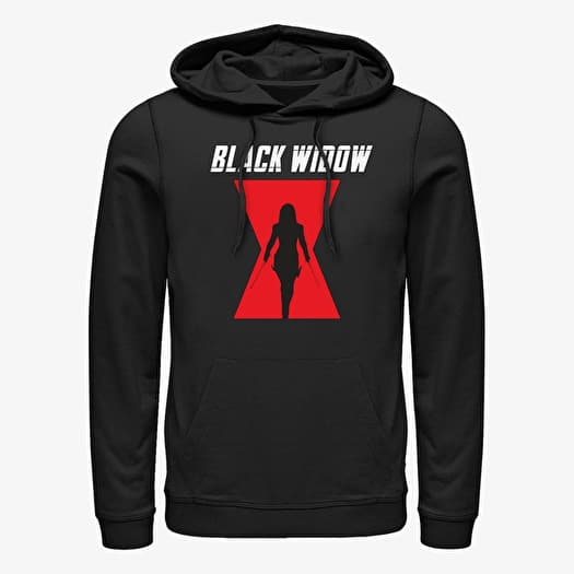 Merch Marvel Black Widow: Movie - LOGO Unisex Hoodie Black