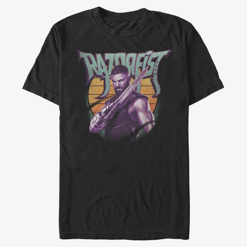 T-shirts Merch Marvel Shang-Chi - Razorfist Sunset Unisex T-Shirt Black