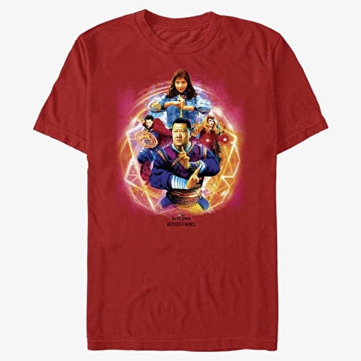 T-krekls Merch Marvel Doctor Strange in the Multiverse of Madness - Strong Three Unisex T-Shirt Red