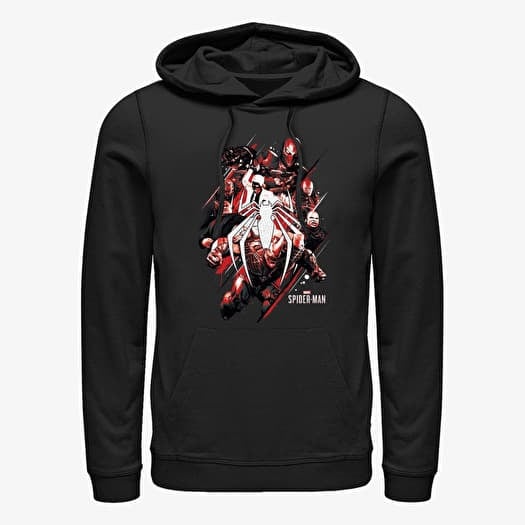 Felpa Merch Marvel - Surrounded Logo Unisex Hoodie Black