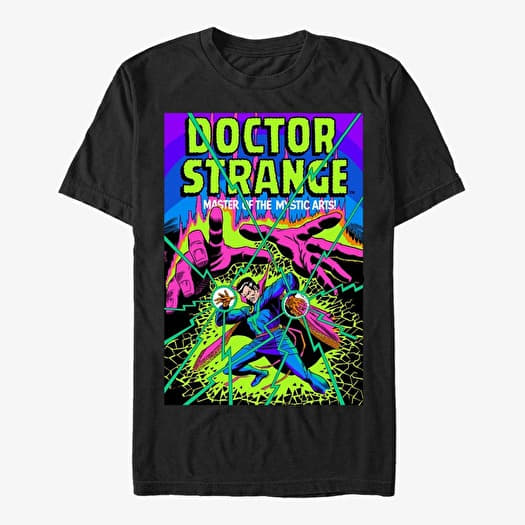 Tricou Merch Marvel Avengers Classic - Strange Glow Unisex T-Shirt Black