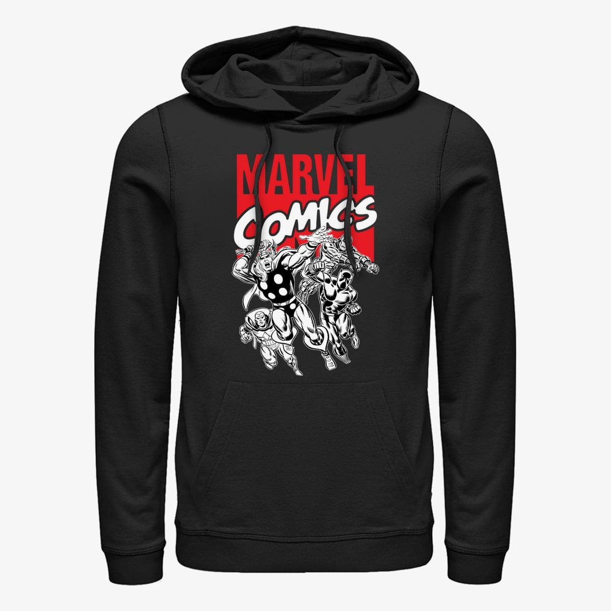 Kapuutsikud ja kampsunid Merch Marvel - Right Team Unisex Hoodie Black