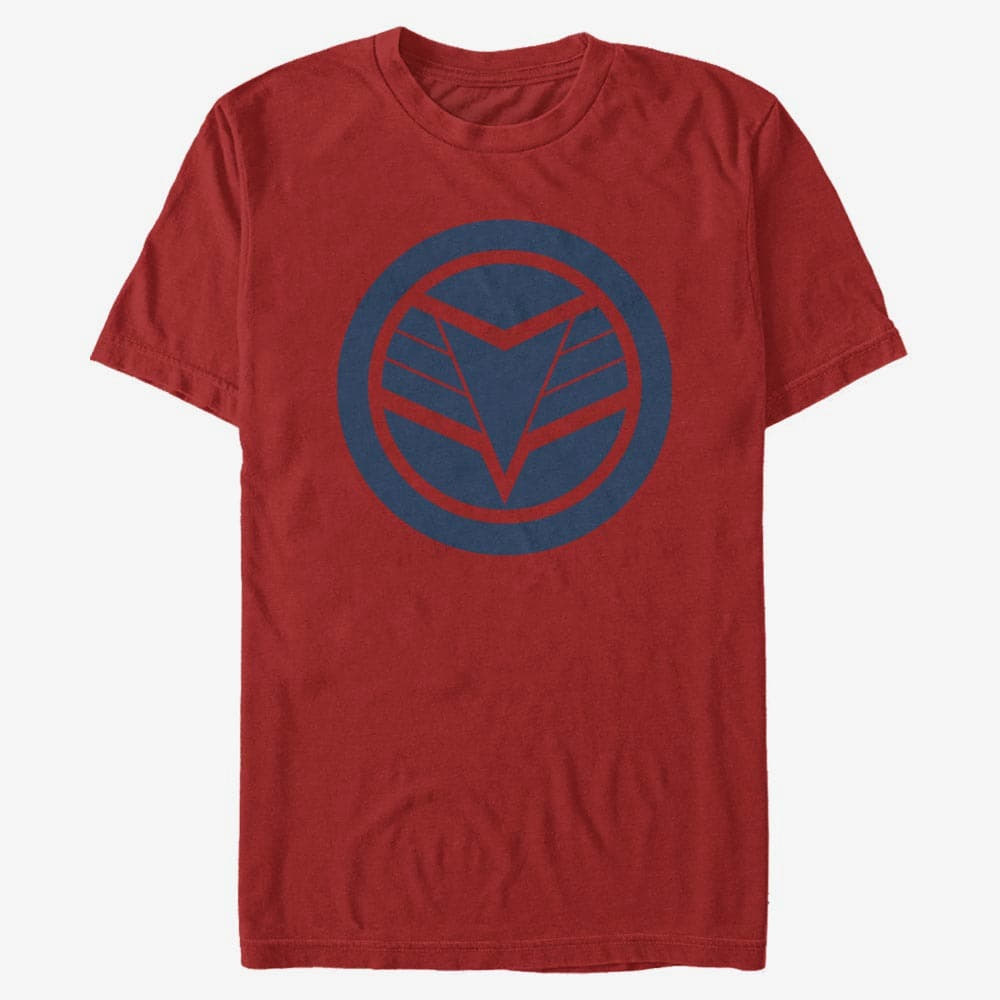 T-Shirts Merch Marvel The Falcon and the Winter Soldier - Blue Shield Unisex T-Shirt Red