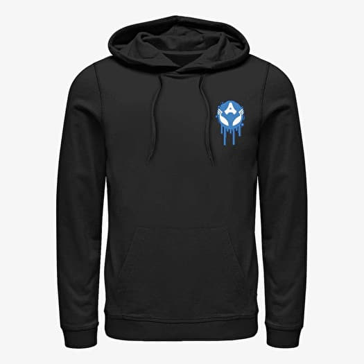 Felpa Merch Marvel - Venomized America Badge Unisex Hoodie Black
