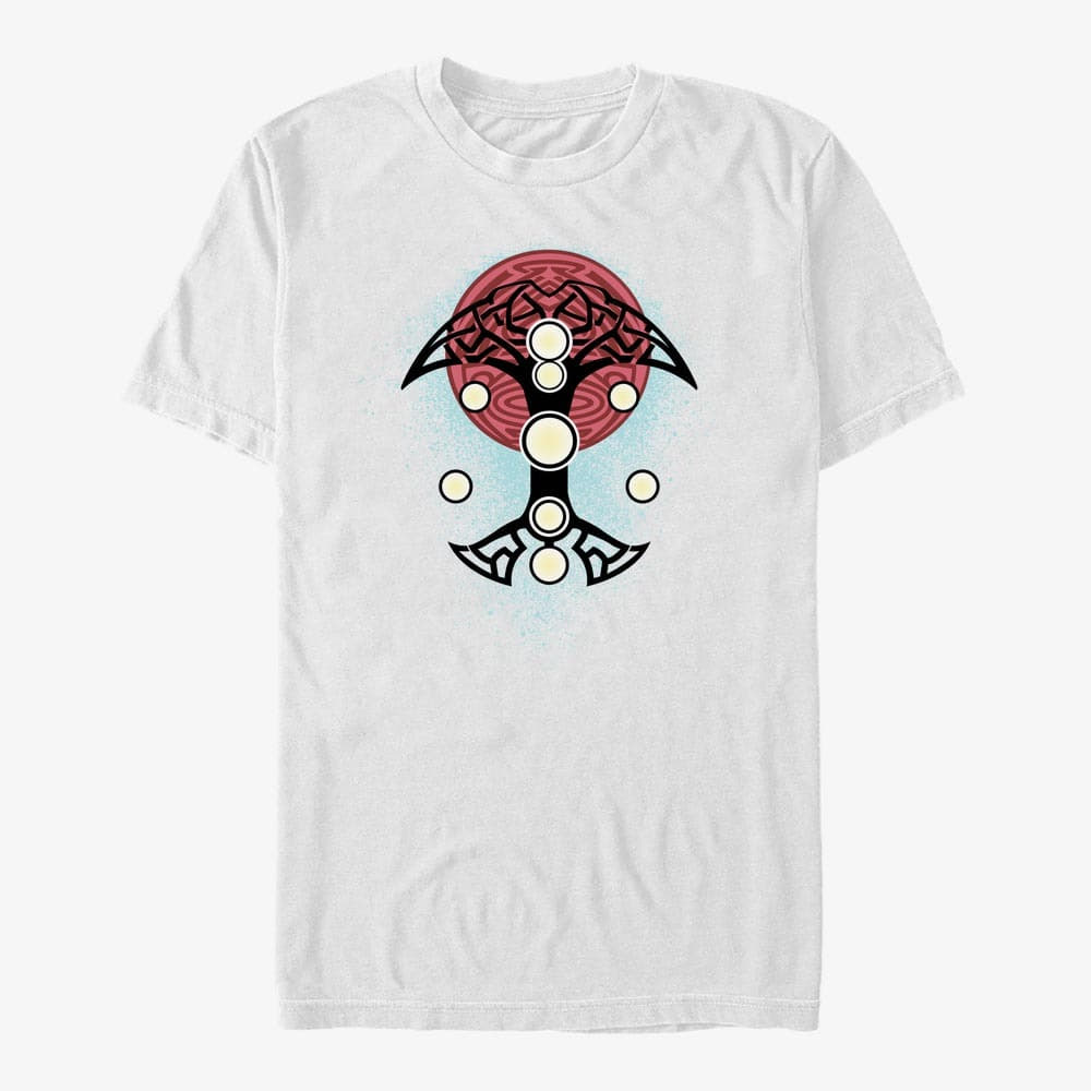 T-Shirts Merch Marvel Thor: Love and Thunder - Blue Splatter Unisex T-Shirt White