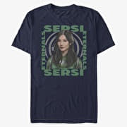 Merch Marvel The Eternals - SERSI HERO BOX Unisex T-Shirt Navy Blue