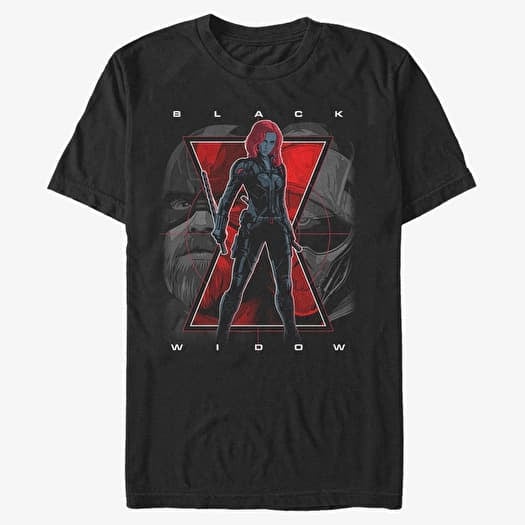 Merch Marvel Black Widow - Big Three Unisex T-Shirt Black
