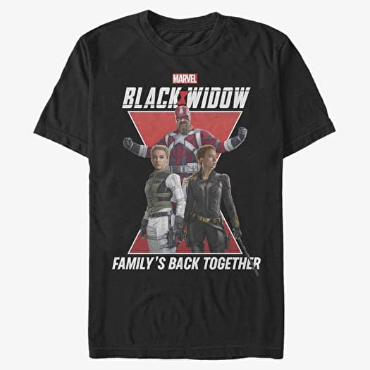Tričko Merch Marvel Black Widow - Widow Family Unisex T-Shirt Black