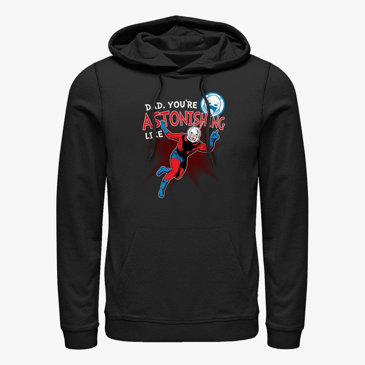 Mikiny Merch Marvel Avengers Classic - Astonishing Like Dad Unisex Hoodie Black