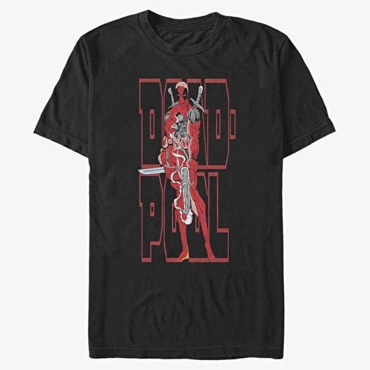 Póló Merch Marvel Deadpool - Deadpool Issues Unisex T-Shirt Black