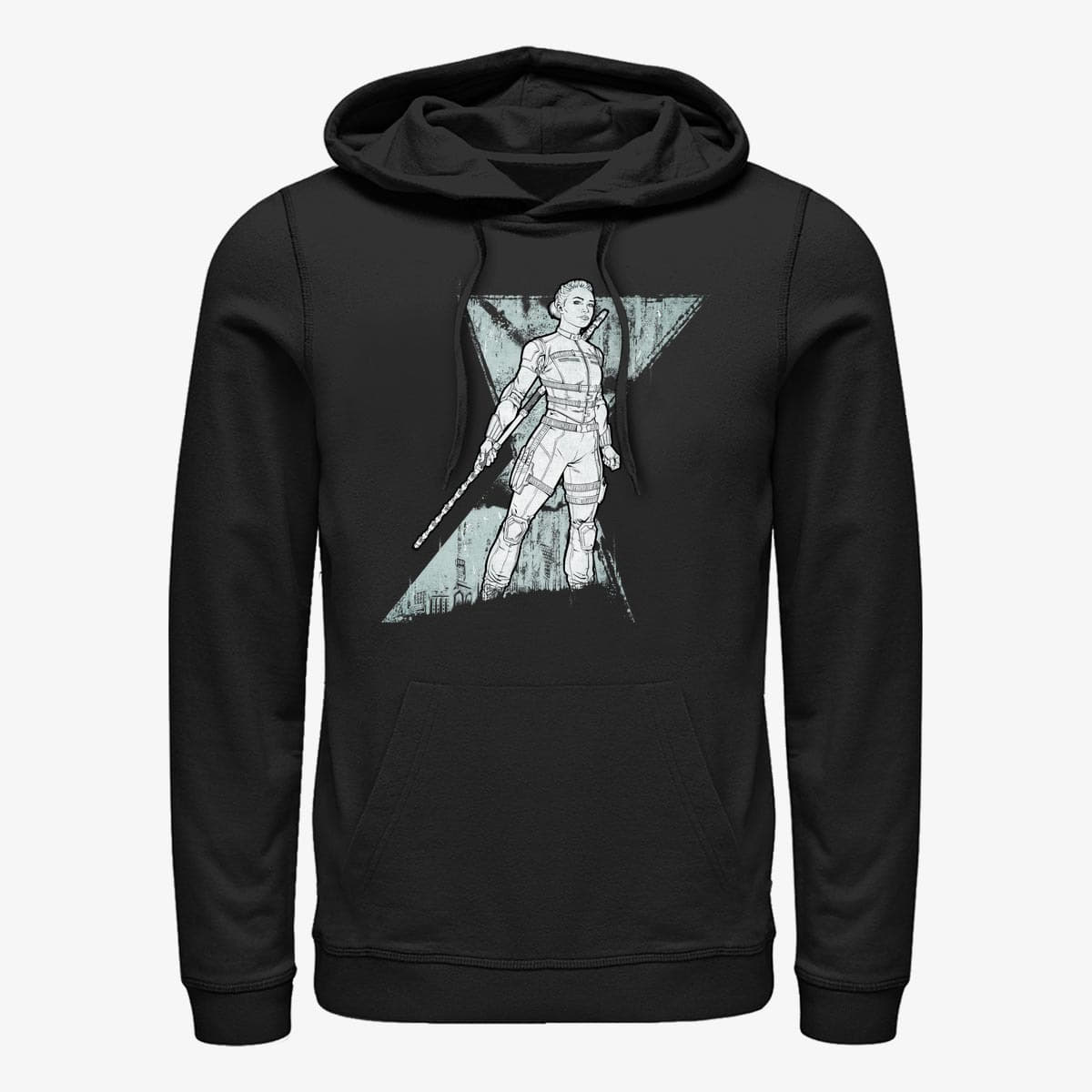 Dukserice Merch Marvel Black Widow: Movie - Spy Yelena Unisex Hoodie Black