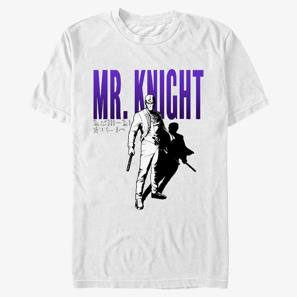 majice kratkih rukava Merch Marvel Moon Knight - MOON KNIGHT MR SHADOW Unisex T-Shirt White