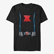 Merch Marvel Avengers Classic - Black Widow Front Unisex T-Shirt Black