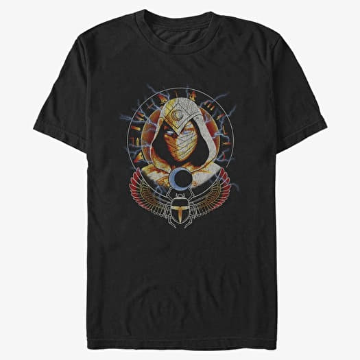 T-särk Merch Marvel Moon Knight - Scarab Moon Unisex T-Shirt Black