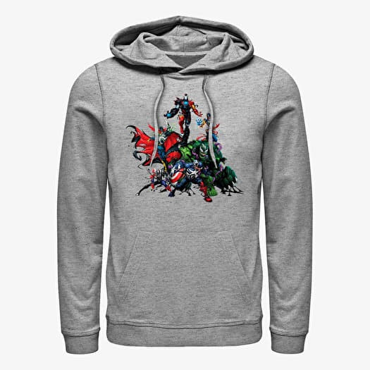 Hoodies and sweatshirts Merch Marvel Venom Avengers Unisex Hoodie Heather Grey Queens