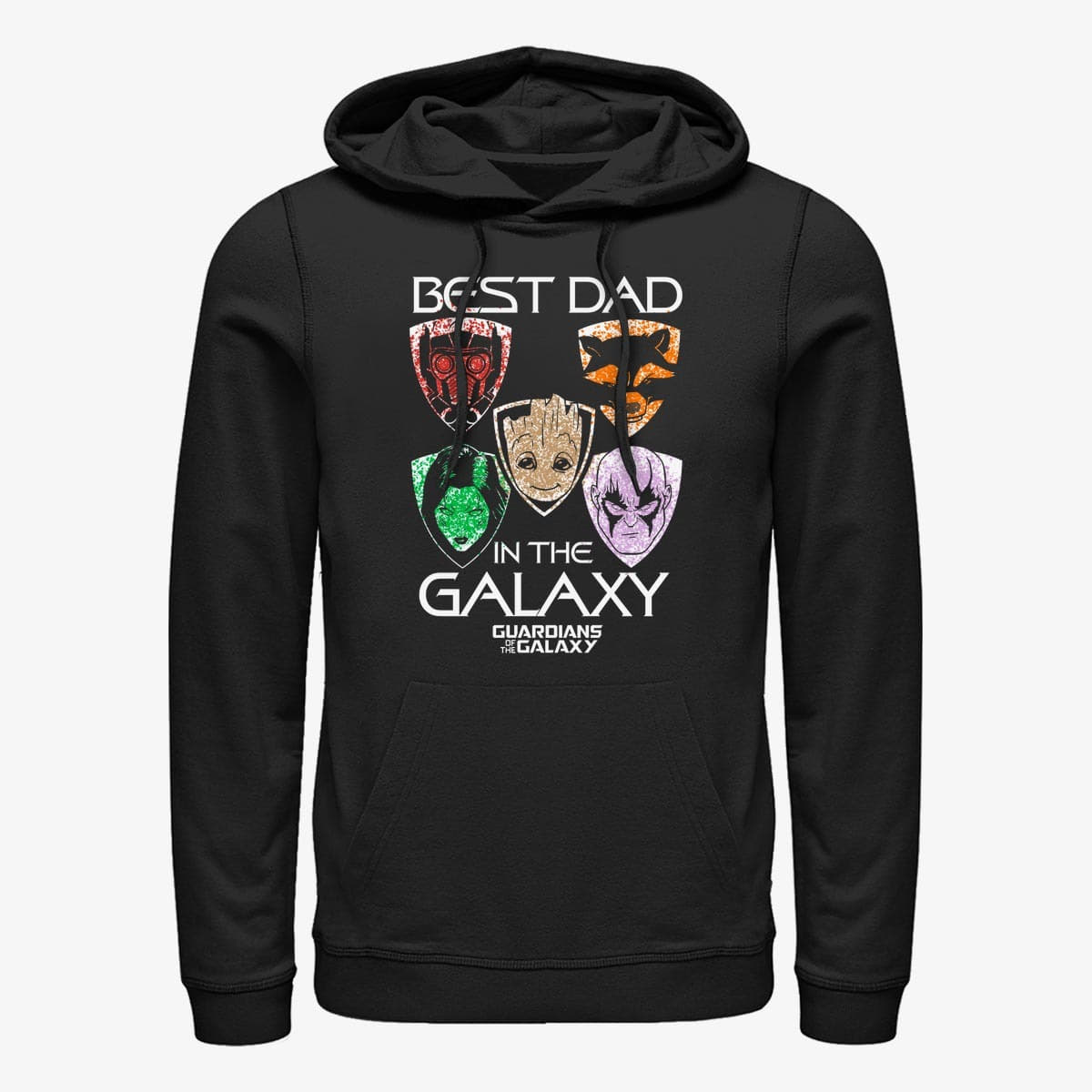 Sweatshirts Merch Marvel Guardians Of The Galaxy 2 - Best Galaxy Dad Unisex Hoodie Black
