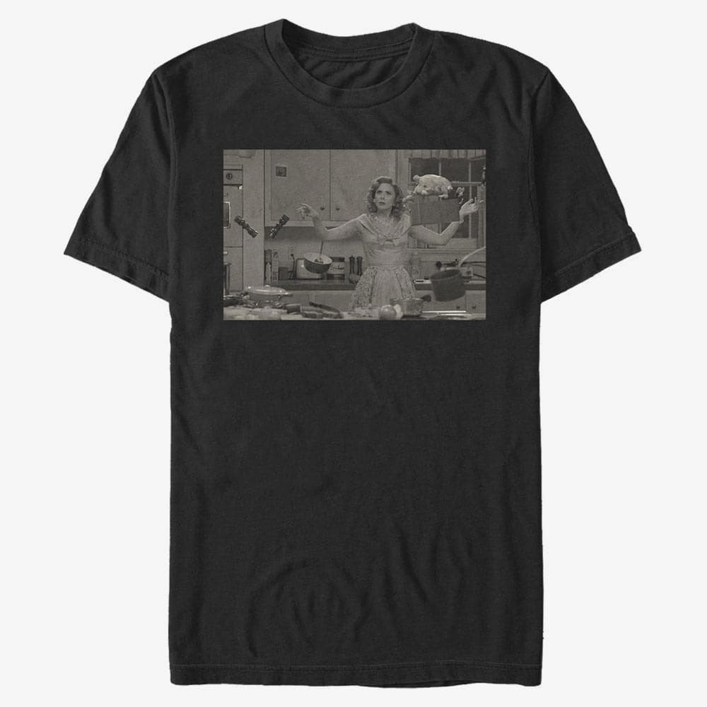 Pólók Merch Marvel WandaVision - Chiefs Kitchen Unisex T-Shirt Black