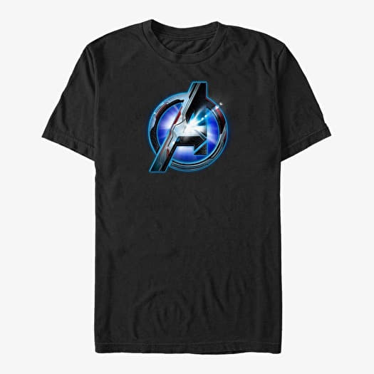 T-shirt Merch Marvel Avengers Endgame - Tech Logo Unisex T-Shirt Black