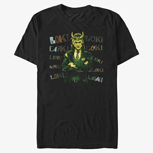 Merch Marvel Loki - Loki Chaotic Unisex T-Shirt Black