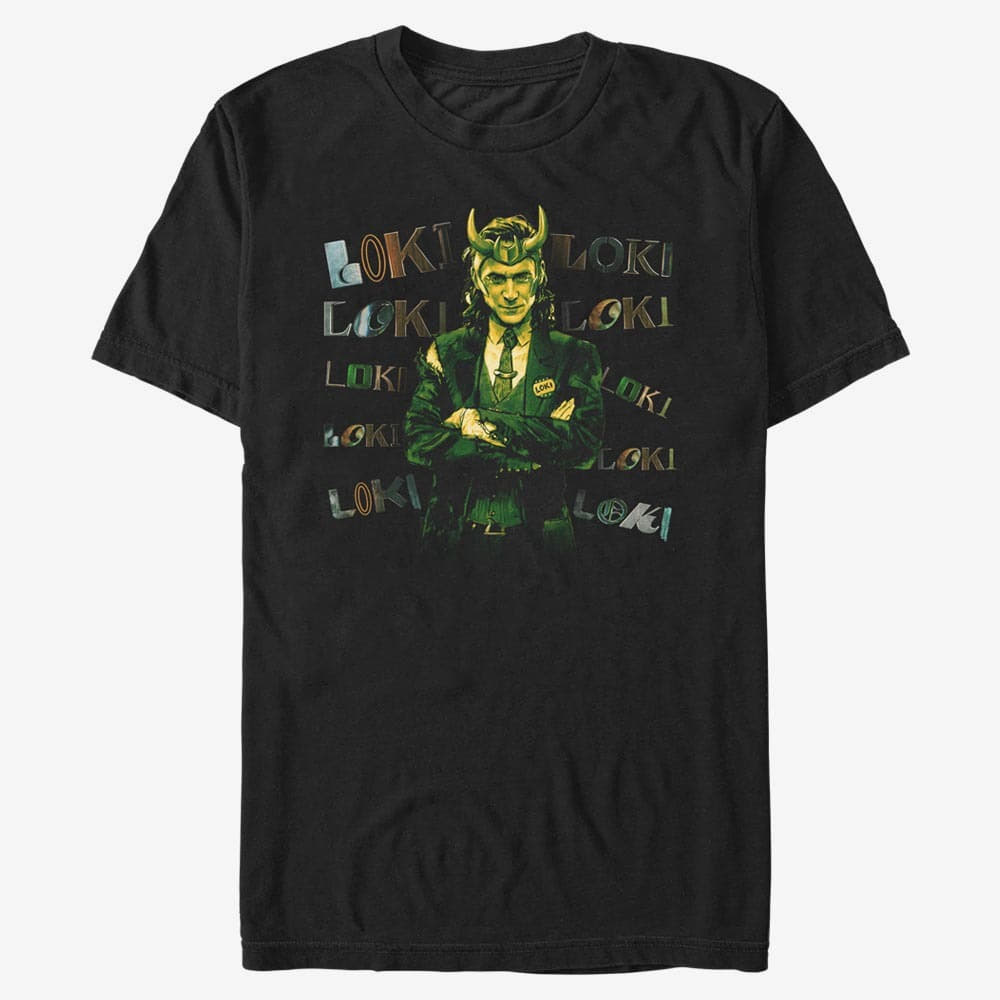 Magliette Merch Marvel Loki - Loki Chaotic Unisex T-Shirt Black