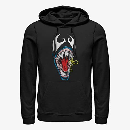 Sweatshirt Merch Marvel Spider-Man Classic - Retro Face Unisex Hoodie Black