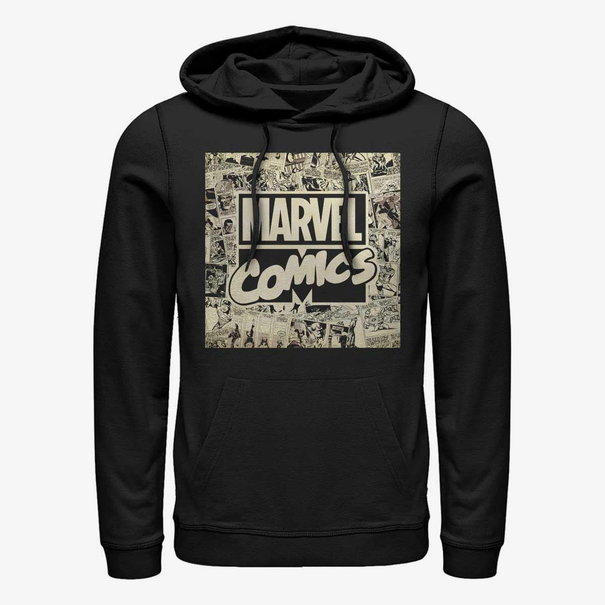 Hoodies and sweatshirts  Merch Marvel Avengers Classic - Marvel Logo Unisex Hoodie Black