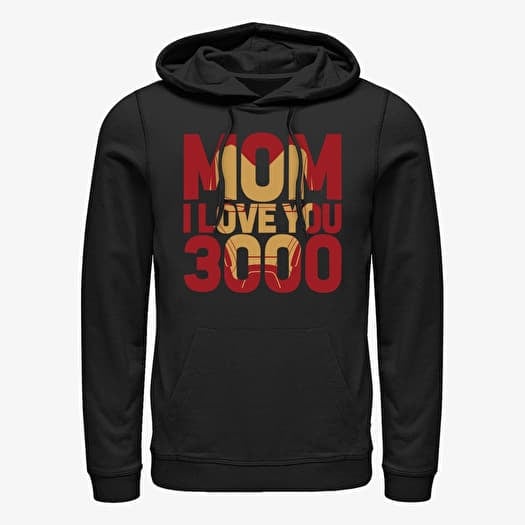 Sweatshirt Merch Marvel Avengers: Endgame - Iron Mom 3000 Unisex Hoodie Black