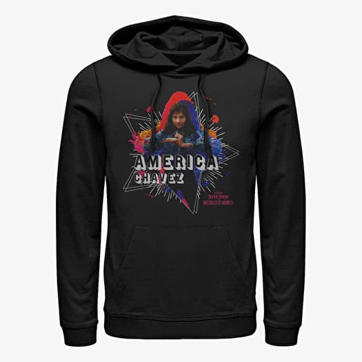 Sweatshirt Merch Marvel Doctor Strange 2 - Chavez Paint Unisex Hoodie Black