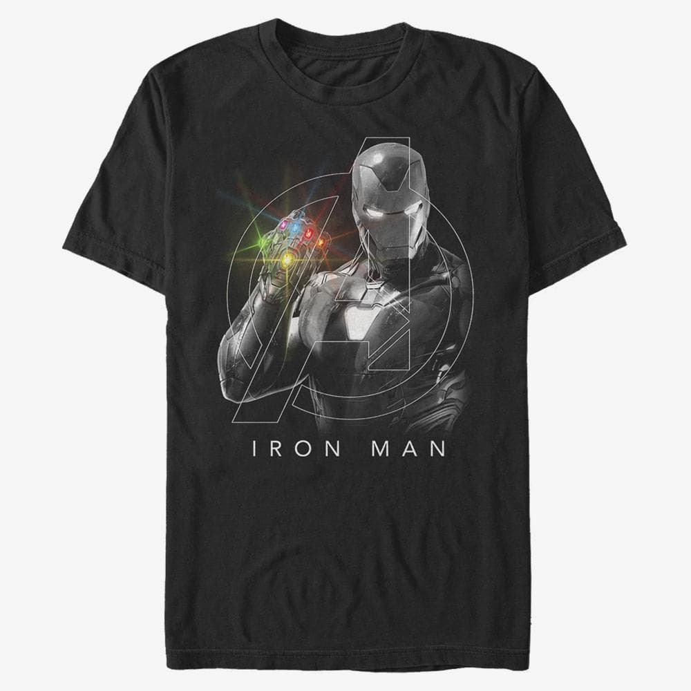 Majice Merch Marvel Avengers: Endgame - Only One Unisex T-Shirt Black
