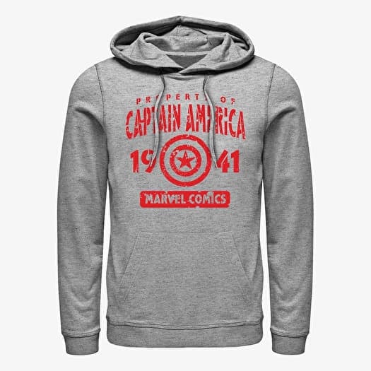 Bluza Merch Marvel Classic - Captains Property Unisex Hoodie Heather Grey