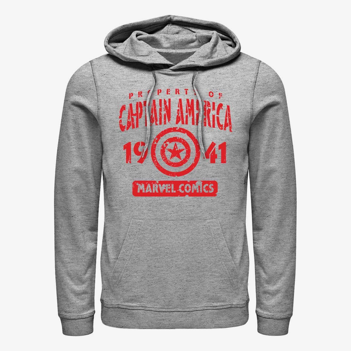 Kapuutsikud ja kampsunid Merch Marvel Classic - Captains Property Unisex Hoodie Heather Grey