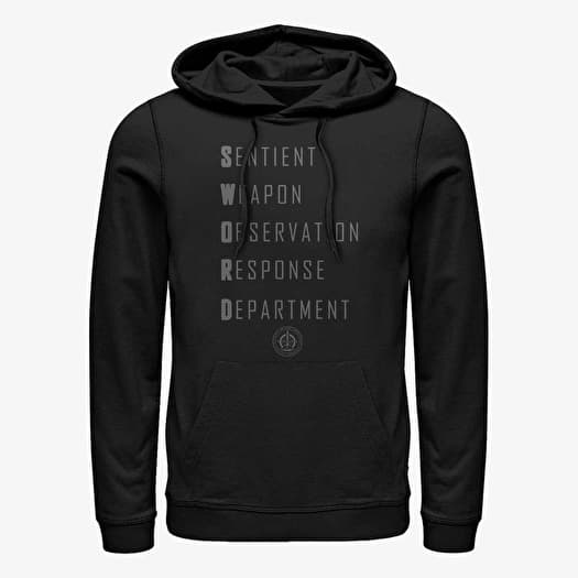 Sweatshirt Merch Marvel WandaVision - Sword Acronym Unisex Hoodie Black