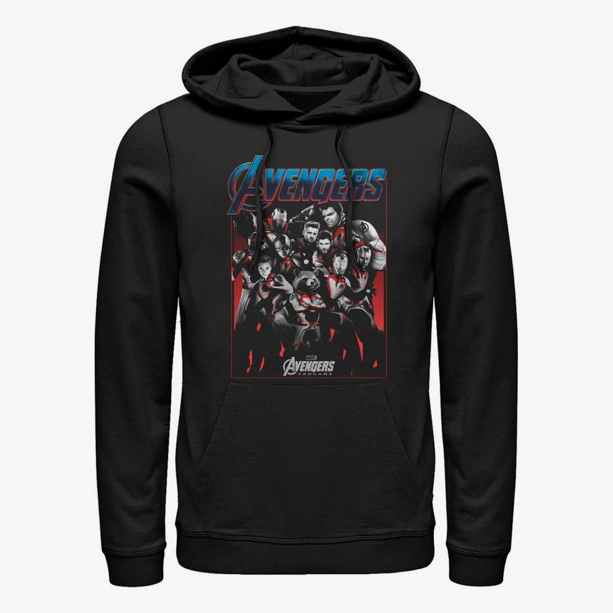 Hoodies and sweatshirts  Merch Marvel Avengers: Endgame - Engame Group Shot Unisex Hoodie Black