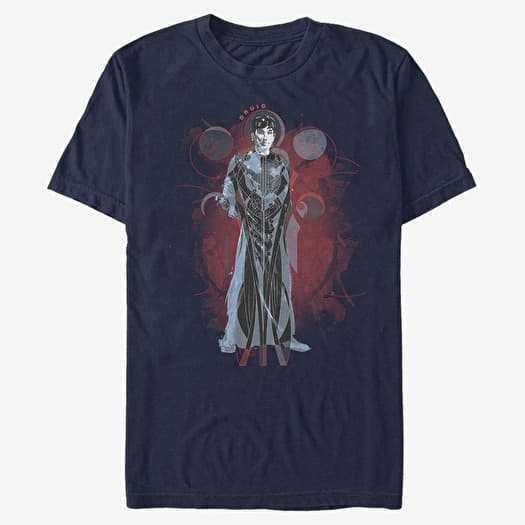 T-shirt Merch Marvel The Eternals - Druig Orange Unisex T-Shirt Navy Blue