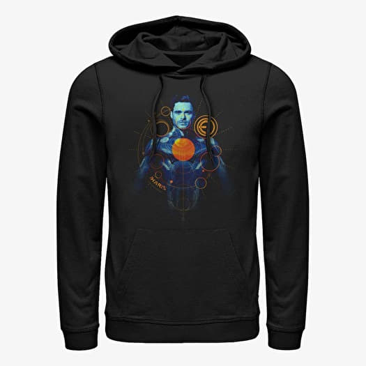 Sweat-shirt Merch Marvel: Eternals - Ikaris Orange Unisex Hoodie Black