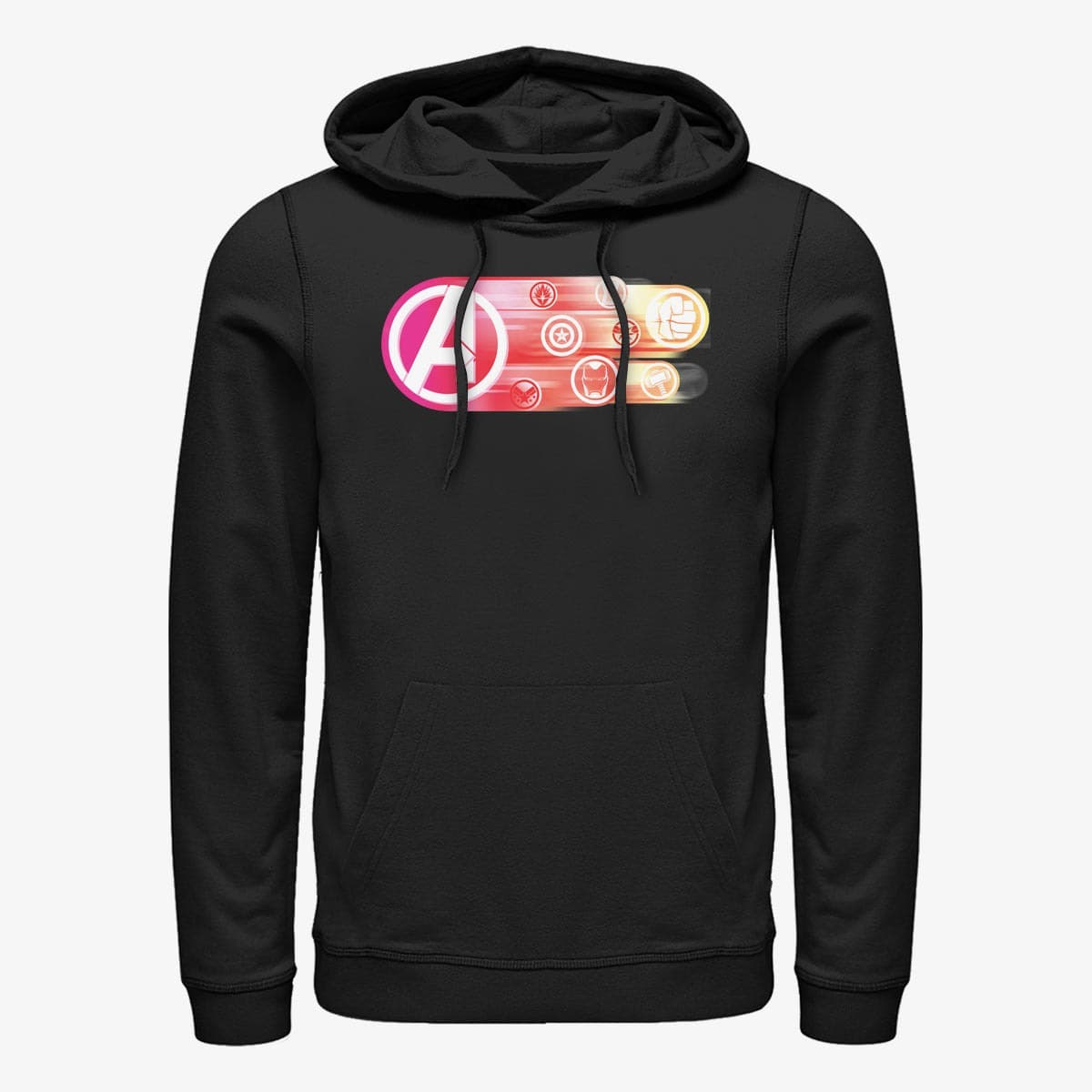 Kapuutsikud ja kampsunid Merch Marvel Avengers: Endgame - Endgame Icons group Unisex Hoodie Black