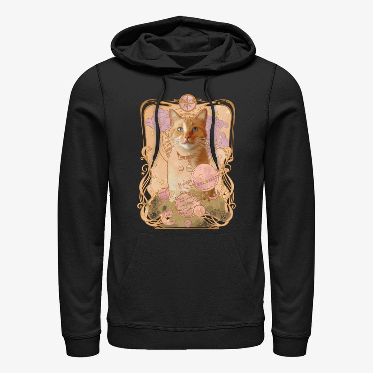 Sweatshirts Merch Captain Marvel: Movie - Goose Nouveau Unisex Hoodie Black