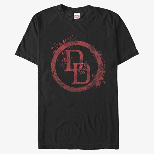 T-shirt Merch Marvel Defenders - DD Splatter Icon Unisex T-Shirt Black