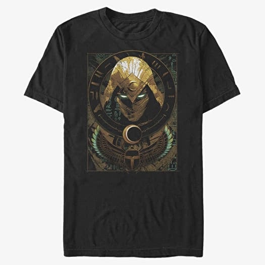 T-shirt Merch Marvel Moon Knight - SCARB MOON Unisex T-Shirt Black